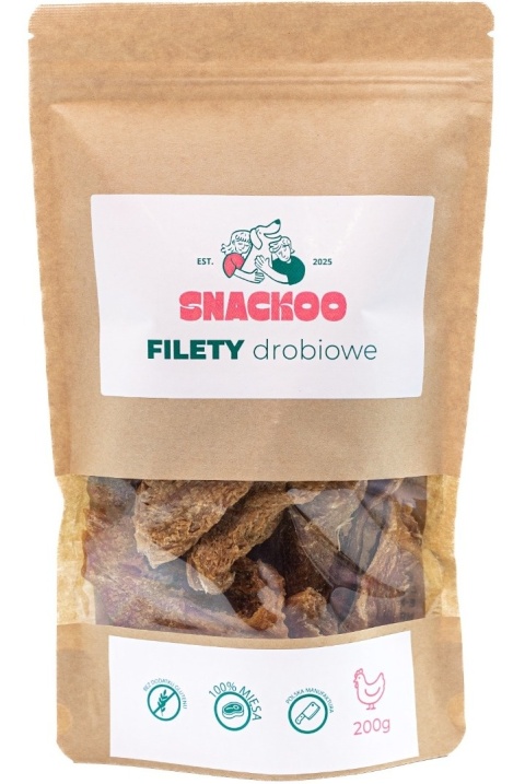 Naturalne smaczki dla psa – filety drobiowe 100% mięsa