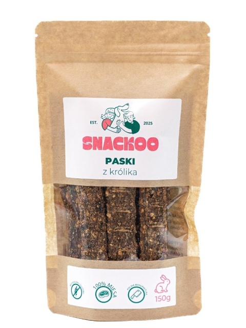 Smaczki dla psa – królik 100% mięsa