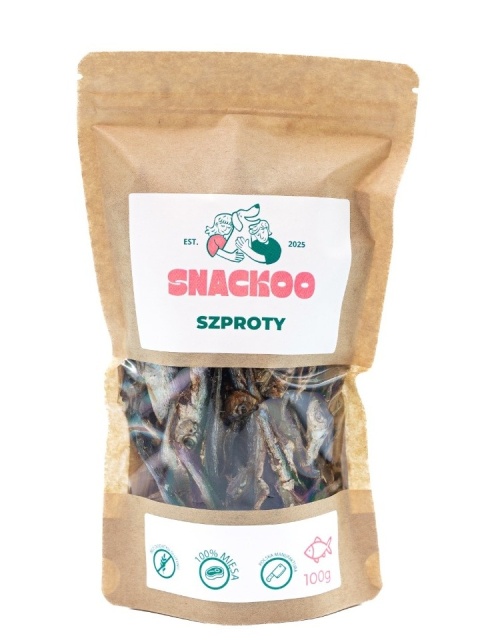 Smaczki dla psa – suszone szproty jako naturalna przekąska