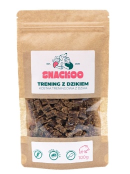 Smaczki dla psa dzik 100% mięsa Snackoo 100g