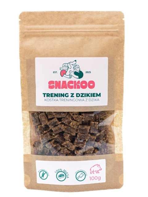 Smaczki dla psa – kostka treningowa z dzika