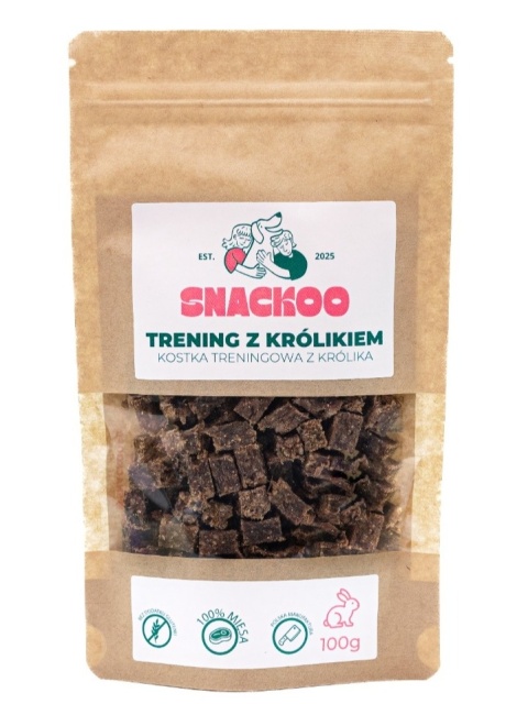 Smaczki dla psa – kostka treningowa z królika